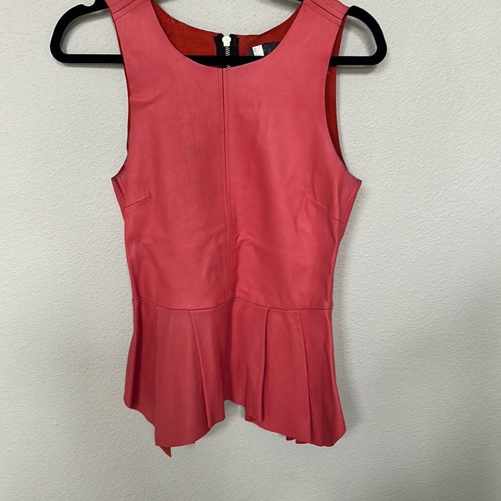 Pjk Patterson J. Kincaid size XS leather top